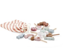 SET DE BONBONS EN BOIS