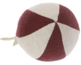 PETITE BALLE CREME BORDEAUX