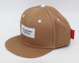 hello hossy CASQUETTE MINI BROWN