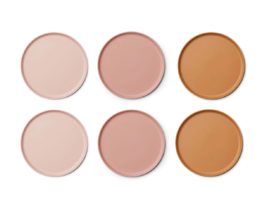 Liewood ASSIETTE EN BAMBOO PATRICK X6 ROSE MULTI MIX
