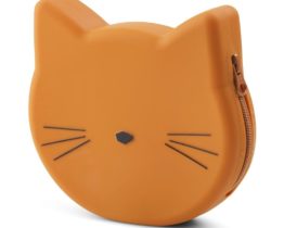 Liewood PORTE MONNAIE MAGGIE CHAT MOUTARDE