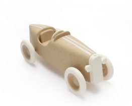 Oh Noo Voiture de course Brun clair