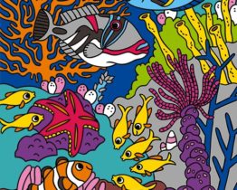 Editions lito Grands coloriages Animaux à la mer