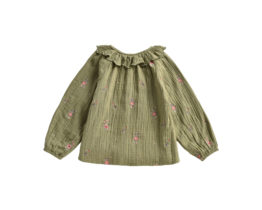 BabyGirls-Blouse-Sandrine-KhakiFlowers-1