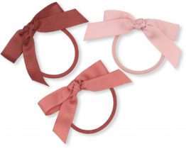 Konges PACK 3 NŒUD ÉLASTIQUE POUR CHEVEUX