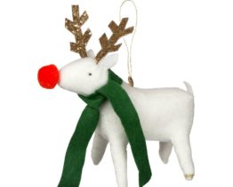 Meri meri DECO DE SAPIN RENNE ECHARPE VERTE