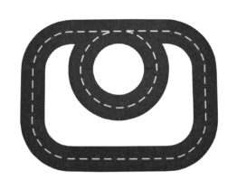 Sebra Route en puzzle noir