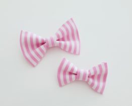 les noeuds de maman - noeud bonbon rose