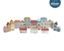 little dutch - circuit de train blocs batiments de ville