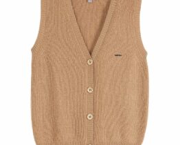 GILET SANS MANCHE CAMEL