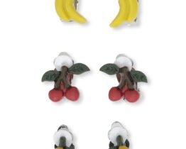 konges slojd - boucles d'oreilles clips fruits